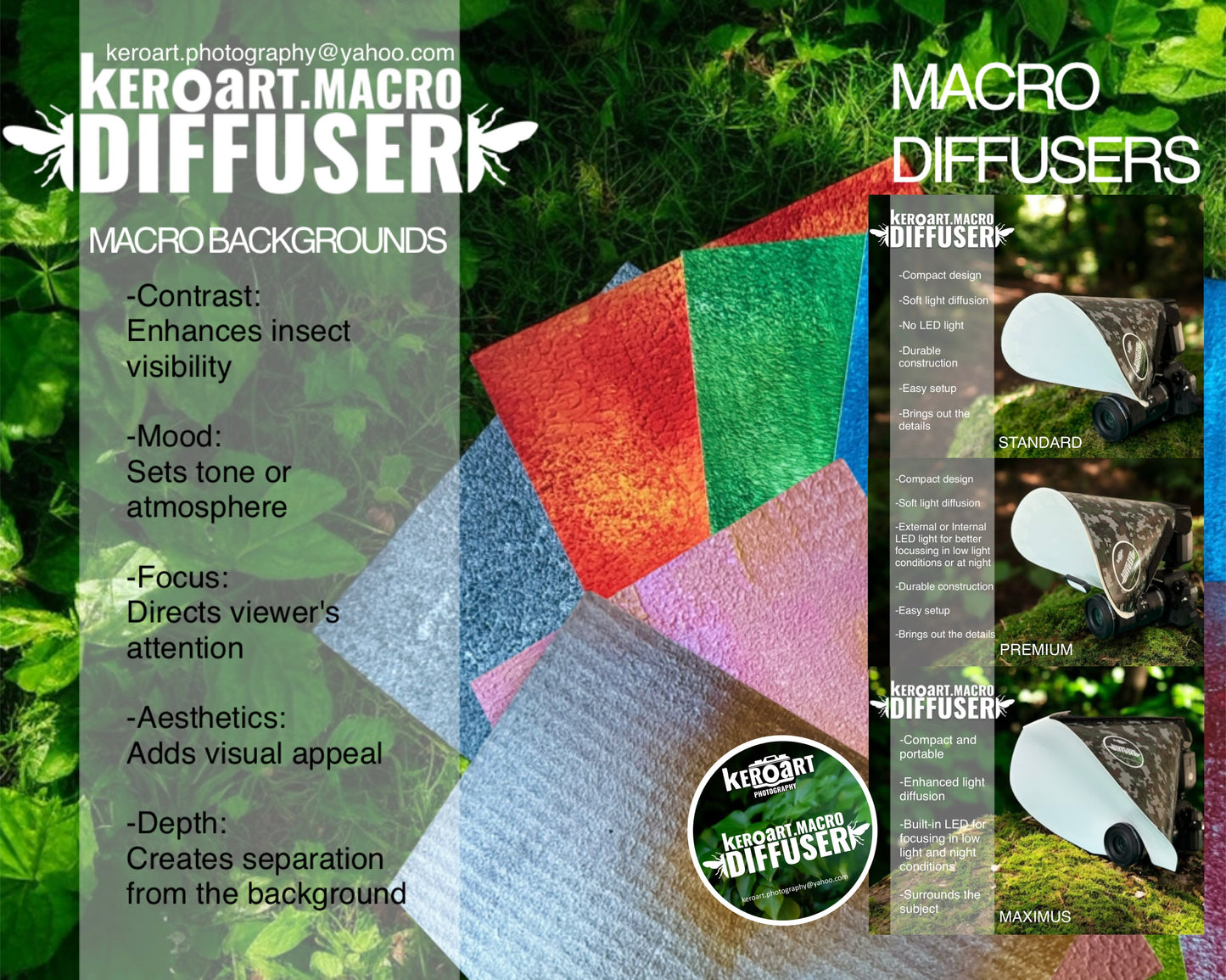 Macro diffuser Maximus PACKAGE - keroart.macro diffuser